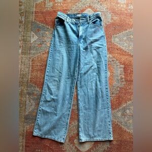 Levi's High-Rise Wide-Leg Cinch Waste Jeans